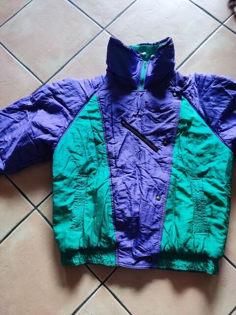 Blouson de ski vert et violet en excellent état 12 Megève (74)