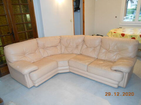 Canap d'angle cuir 300 Rumilly (74)