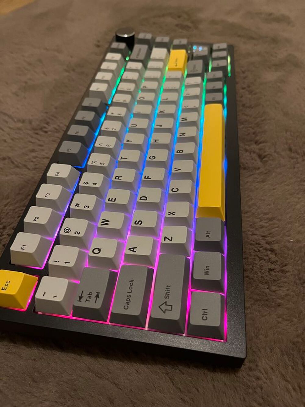 Ajazz AK820 Pro - Gris/Jaune - Neuf Matériel informatique