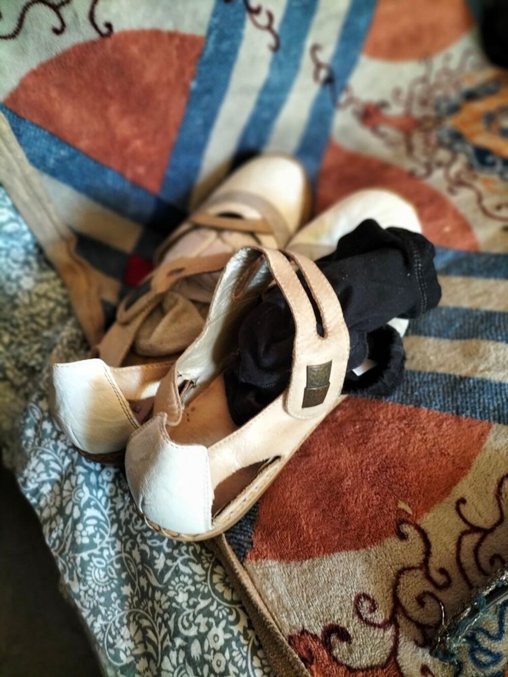 Ballerine babies cuir rieker pointure 41 tr&egrave;s bon &eacute;tat Chaussures