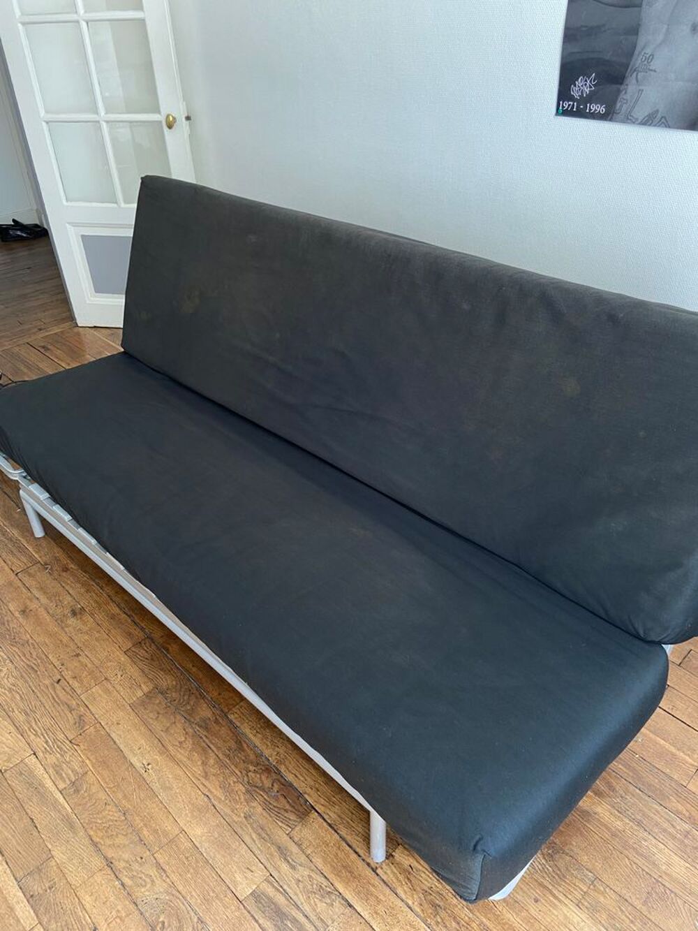 canap&eacute; clic-clac Ikea convertible - couchage 120 x 200 Meubles