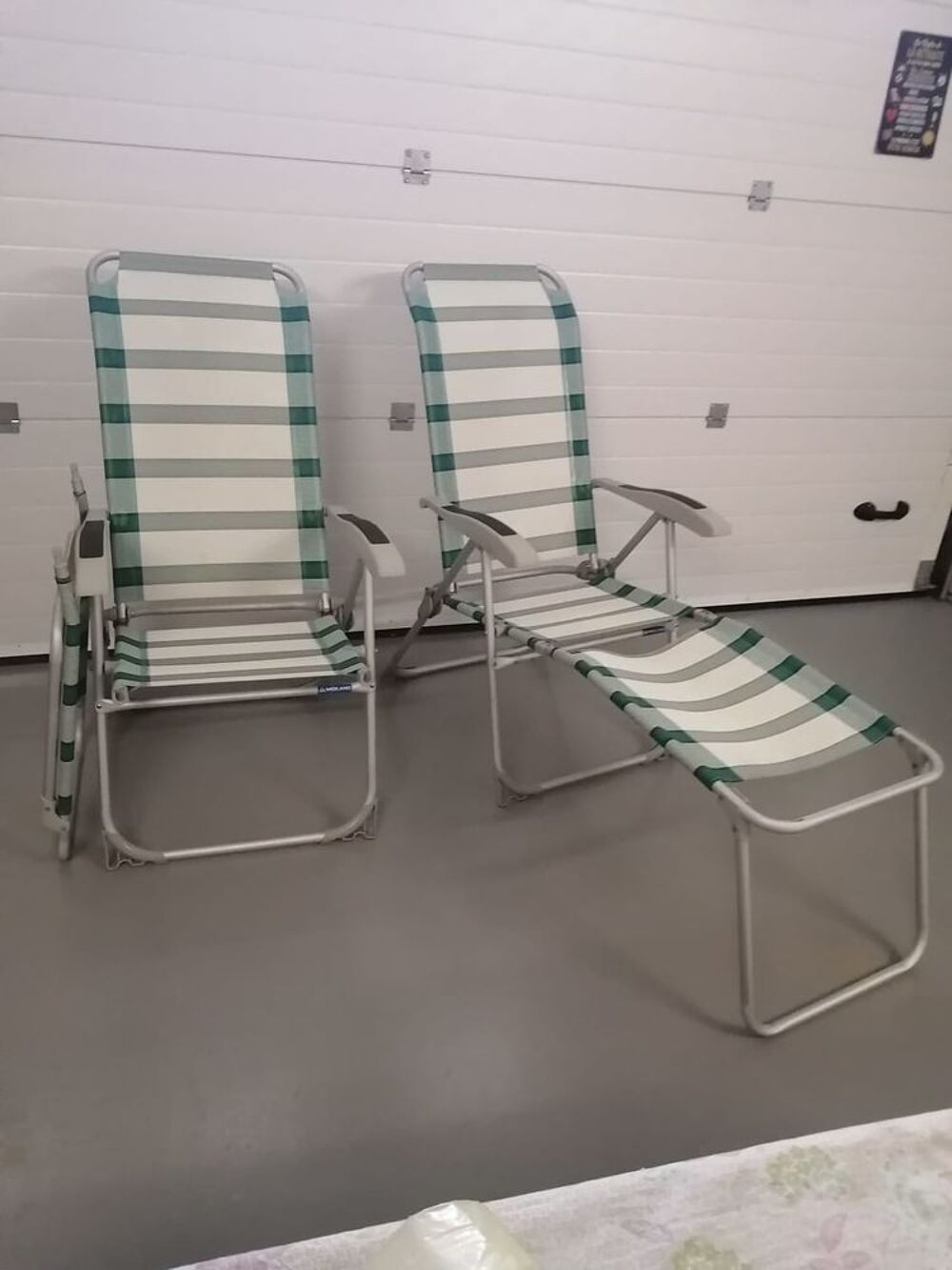 Chaises relax de camping Jardin