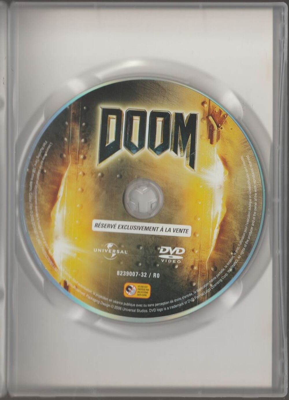 Doom DVD et blu-ray