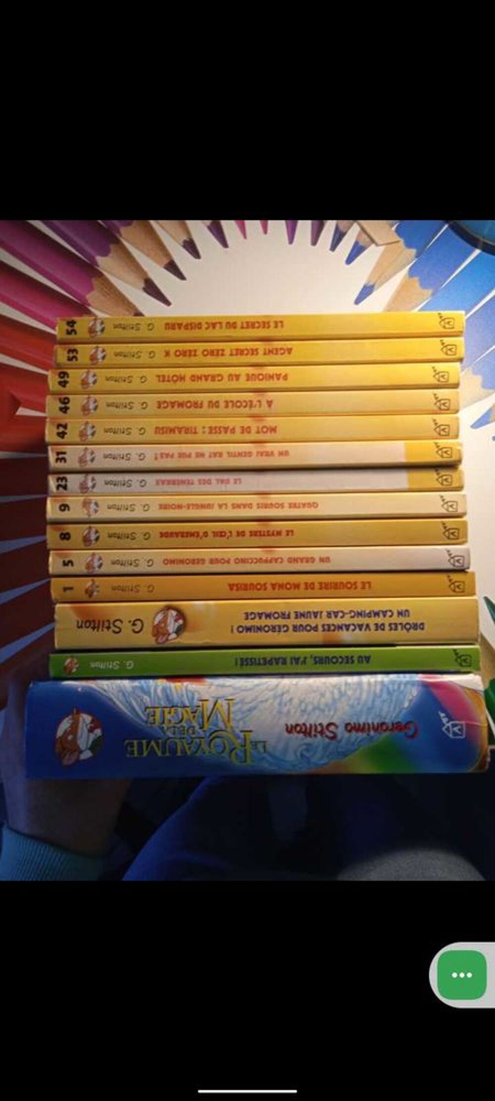 Lot de livres Geronimo Stilton Livres et BD