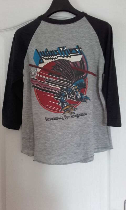 T-Shirt Jersey : Judas Priest Screaming For Vengeance World  130 Angers (49)