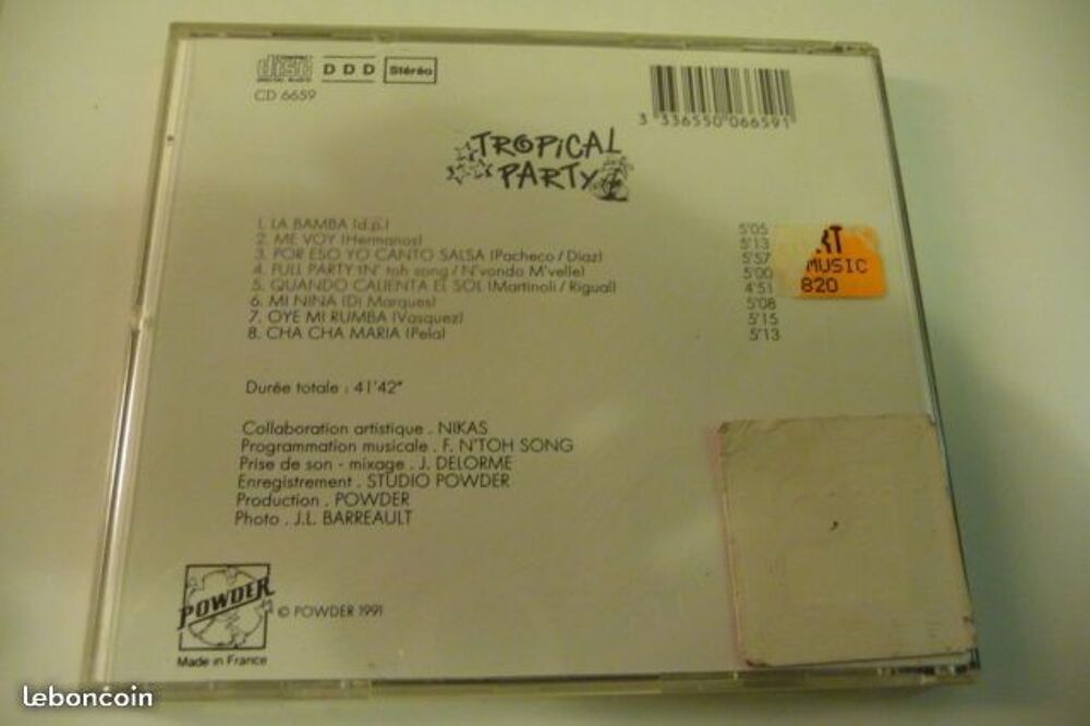 Tropical Party 
CD et vinyles