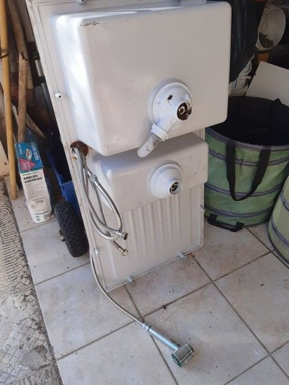 evier composite 2 bacs avec mitijeur Bricolage