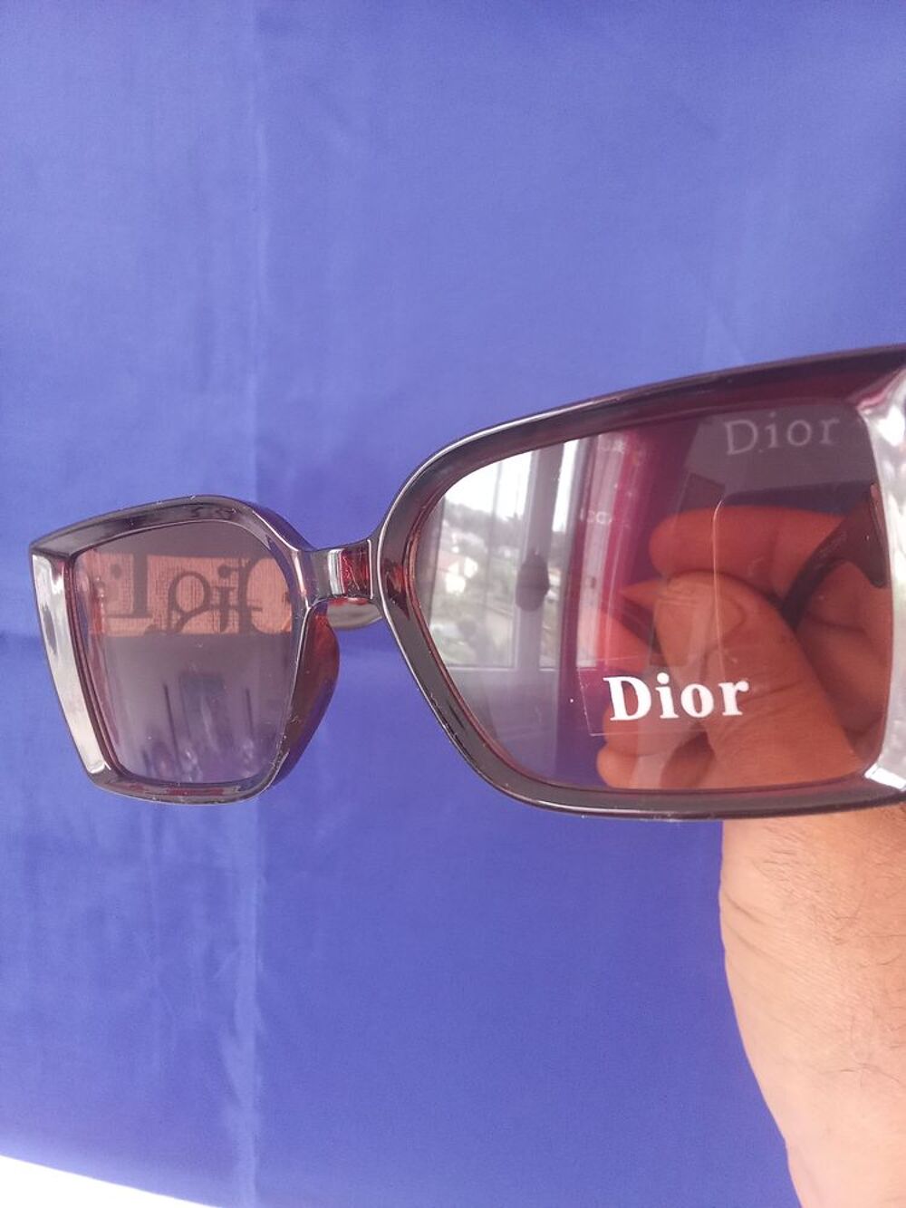 Lunette de soleil "Dior" couleur Marron clair Bijoux et montres