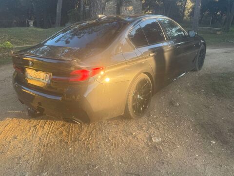 BMW S&eacute;rie 5 520d TwinPower Turbo 190 ch BVA8 M Sport 2022 occasion Orange 84100