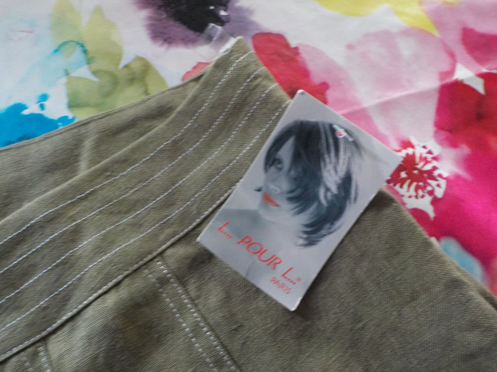 PANTALON KAKI CLAIR T48 Vtements