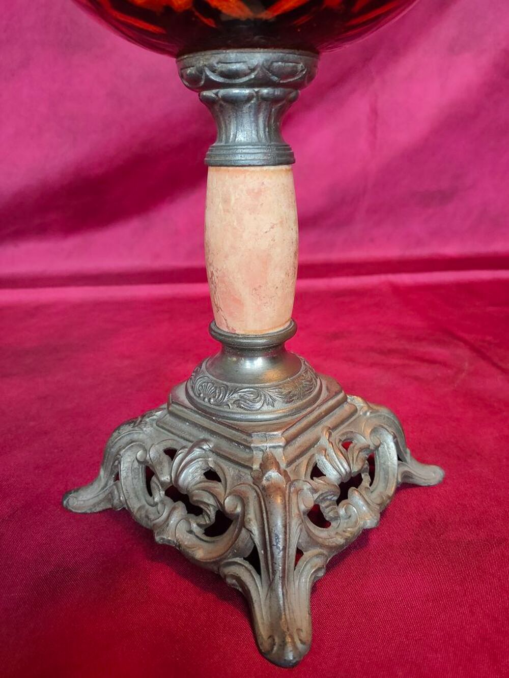 Ancienne lampe &agrave; p&eacute;trole hauteur 62 cm (n&deg;4) Décoration