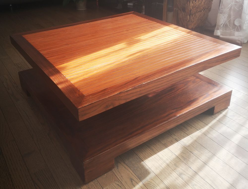 Table basse en bois exotique Meubles