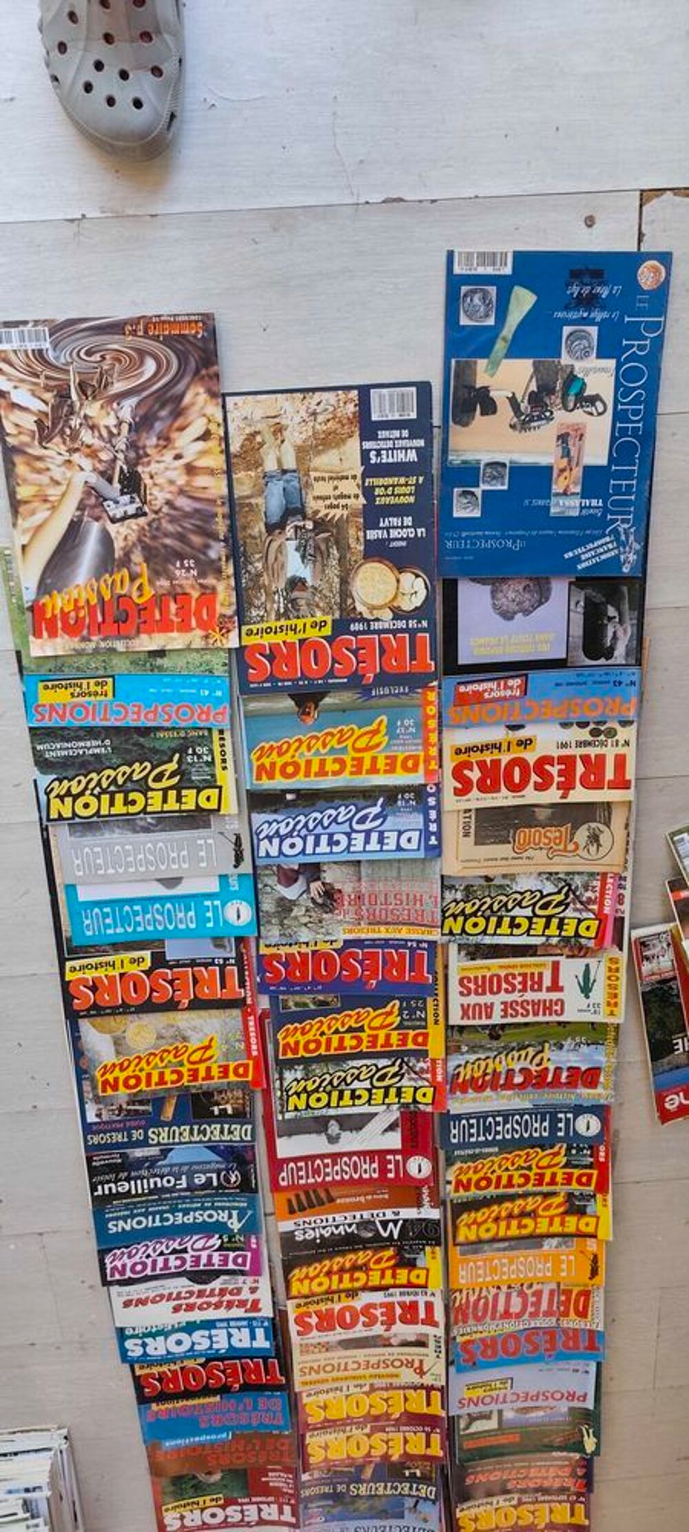 Lot de 83 Magazines Prospection D&eacute;tecteur Livres et BD