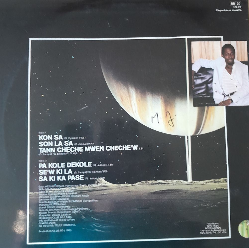 Vinyle 33 T , Guy Jacquet Antilles CD et vinyles