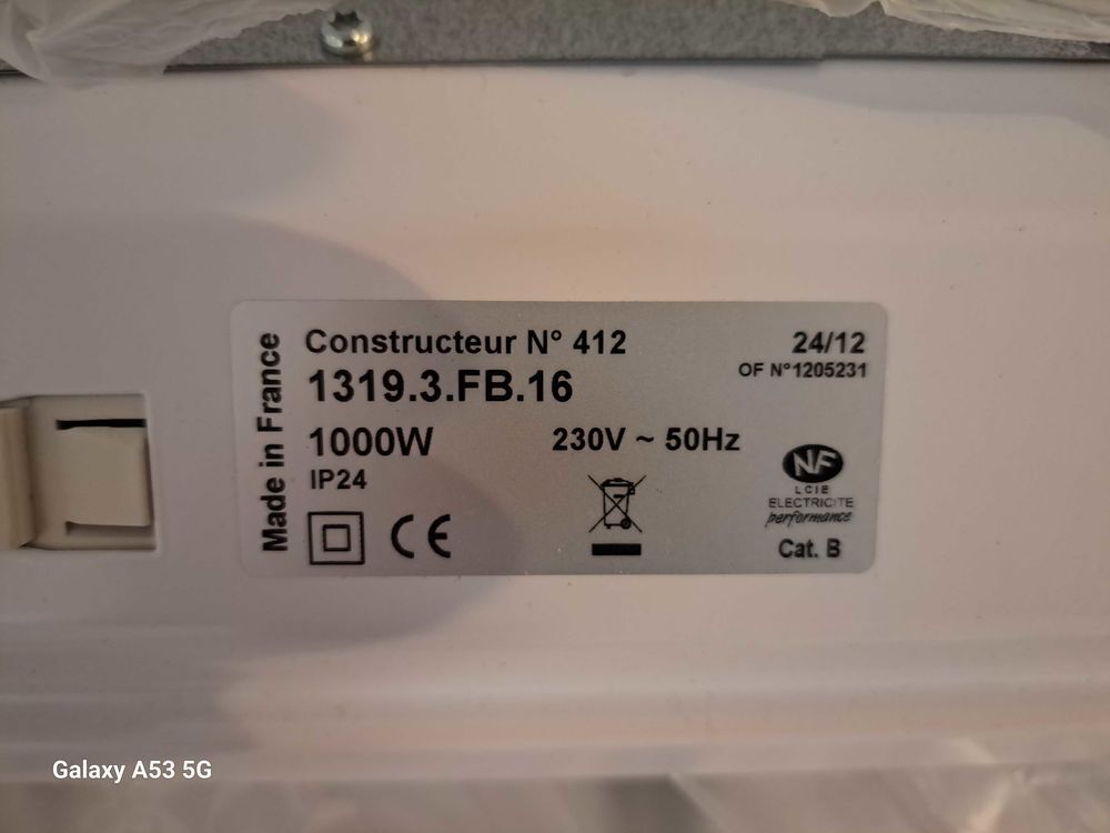 radiateurs &eacute;lectrique Bricolage