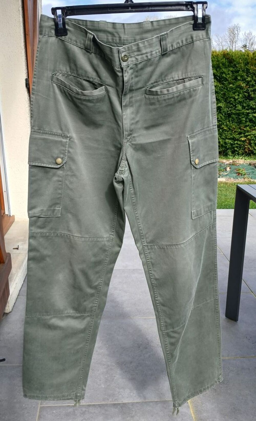 PANTALON MILITARIA KAKI Vêtements