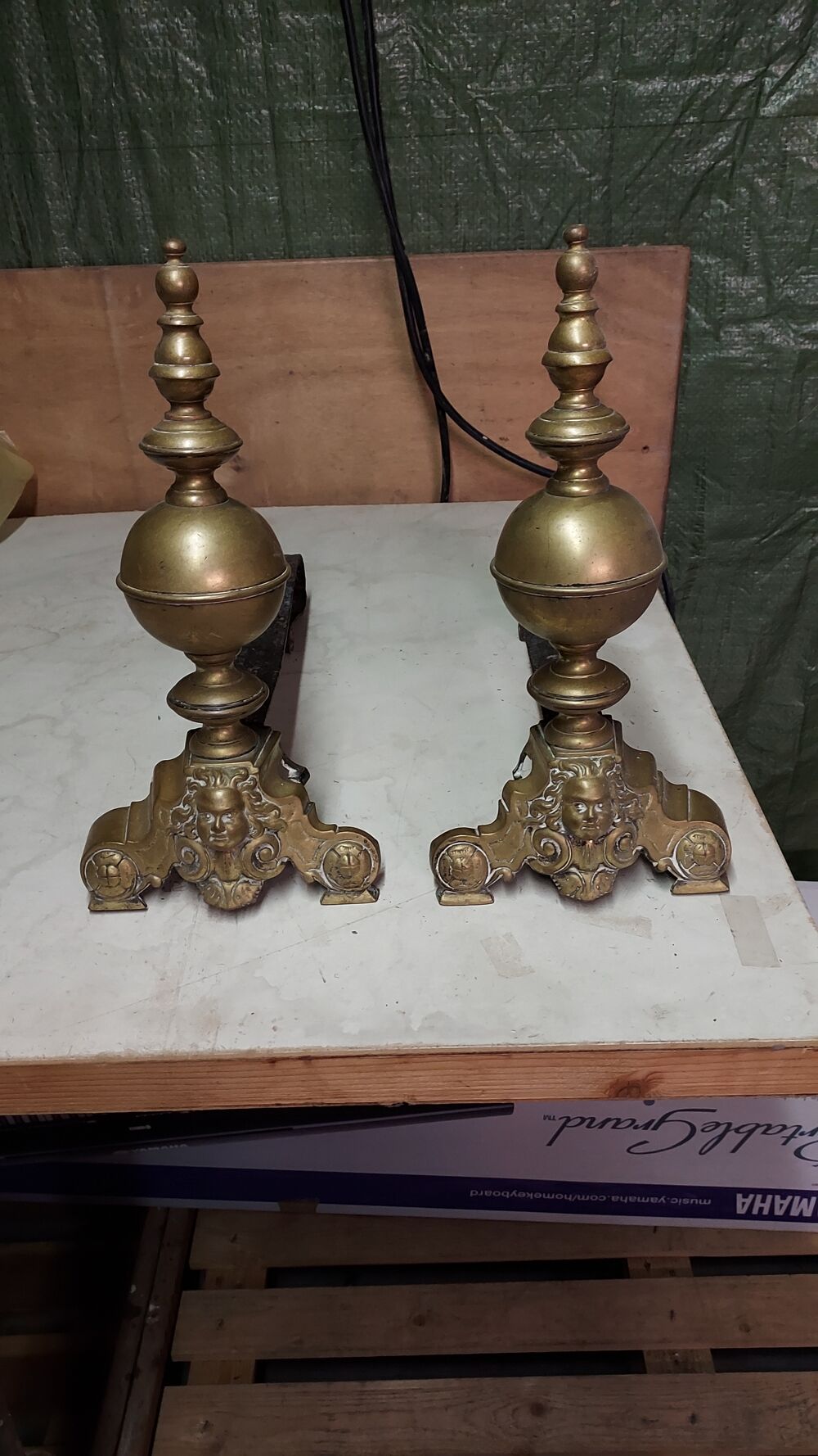 Chenet pour chmin&eacute;e Décoration