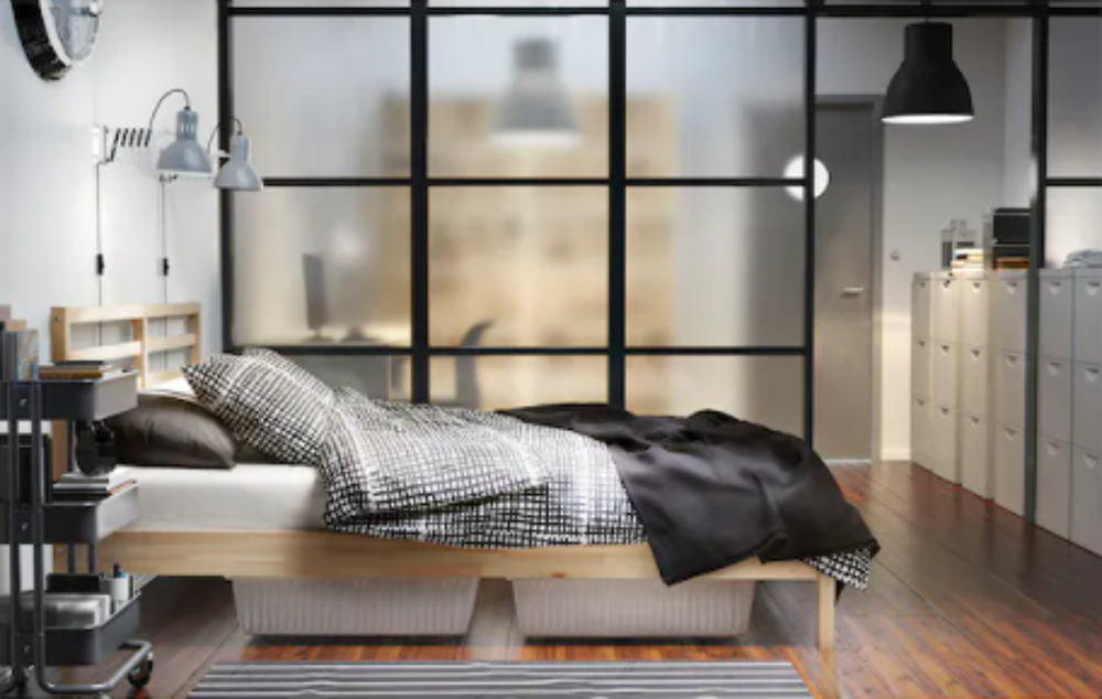 Lit double "Queen size" - 160x200 - IKEA Meubles