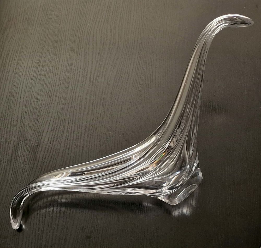 Grande coupe en cristal d'art Vannes-le-Ch&acirc;tel 57 cm Décoration