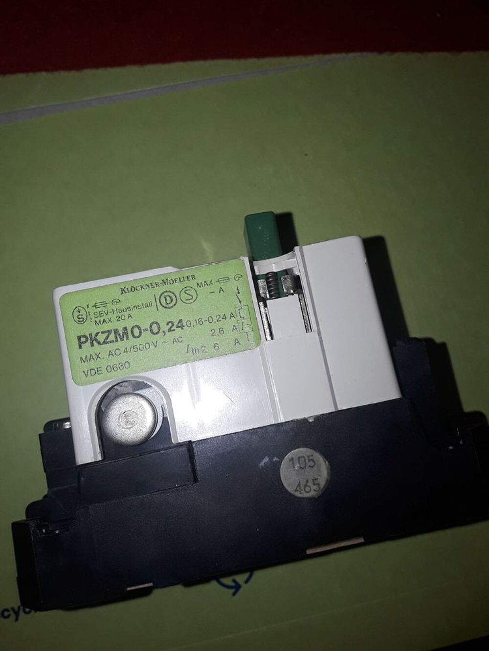 Disjoncteur de protection MOELLER PKZM0-0,24 + BOITIER Bricolage