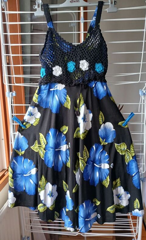 ROBE ETE A BRETELLES IMPRIME FLEURS 3 Nevers (58)