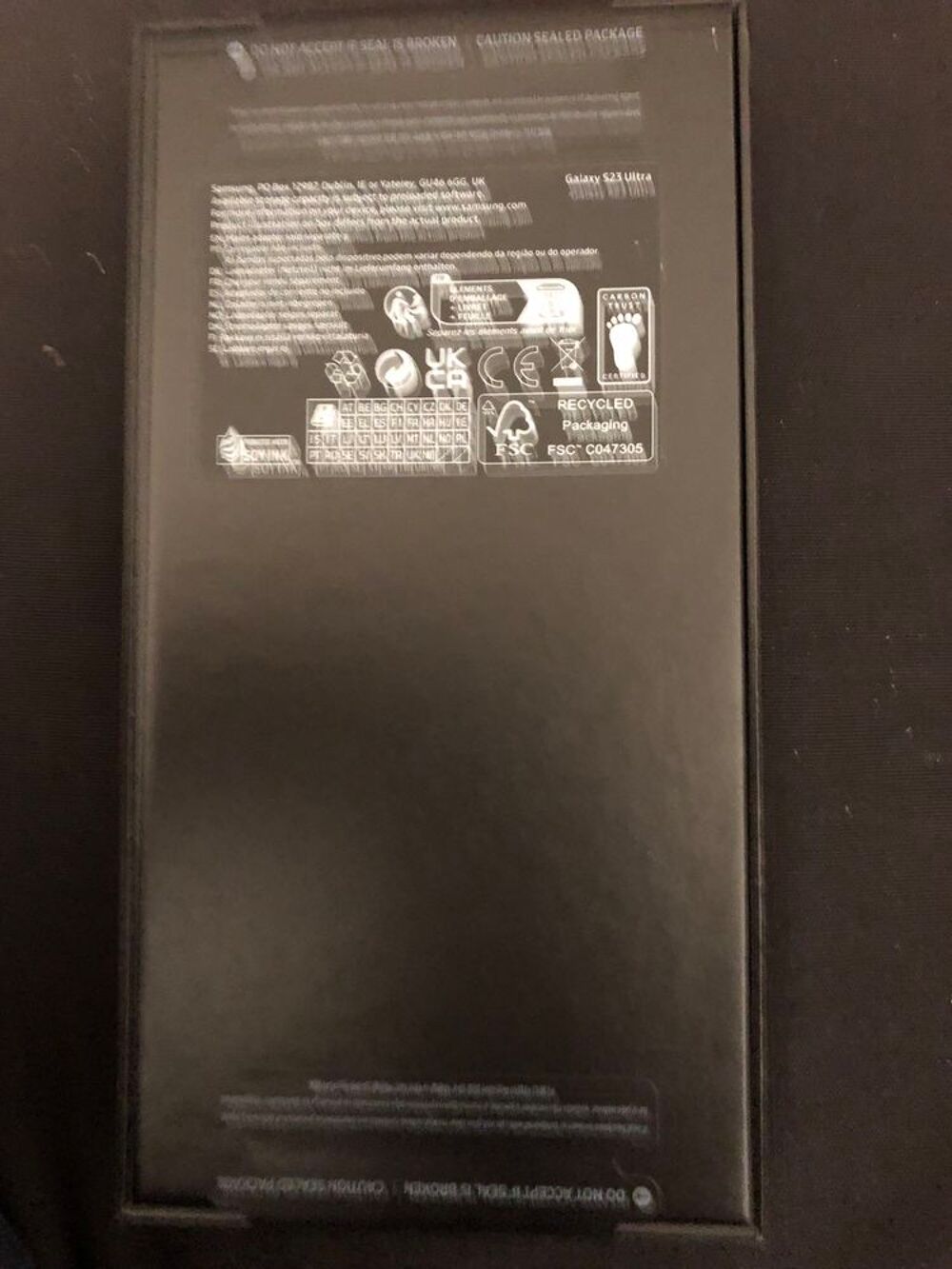 SAMSUNG GALAXY S23 ULTRA 512 Go et 12 Go de RAM Noir Fant&ocirc;me Téléphones et tablettes