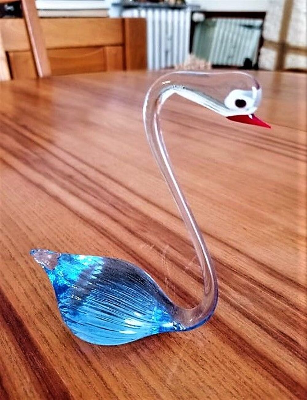 Sujet Cygne en Verre Fil&eacute; Décoration