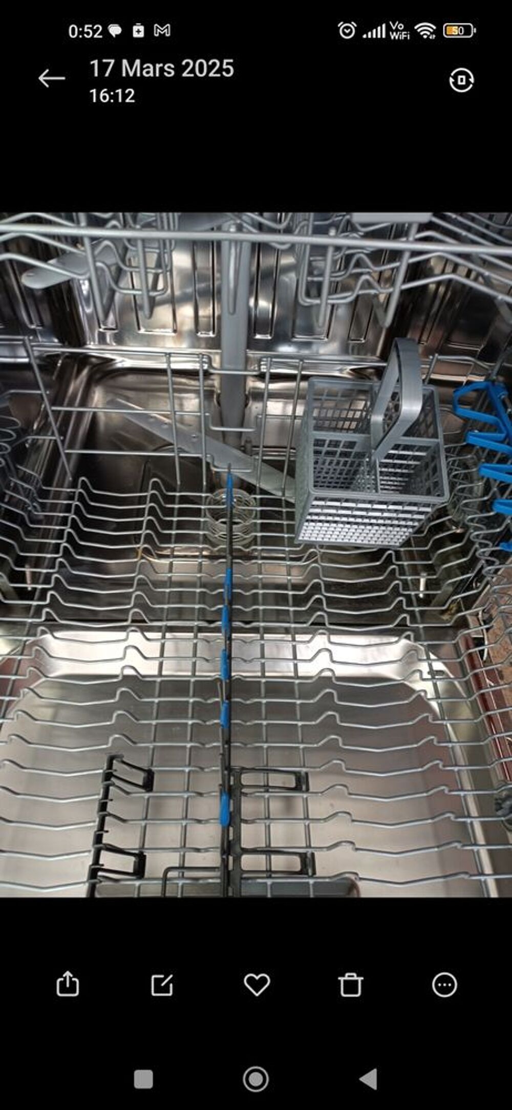tr&egrave;s bon lave-vaisselle Candy couleur anthracite quasi neuf Electroménager