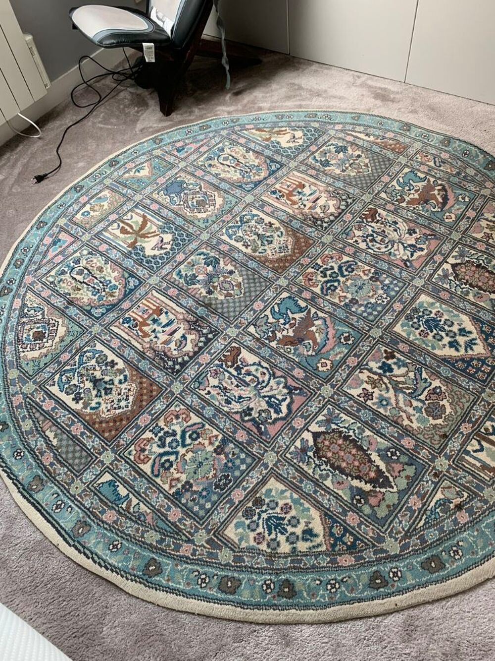 tais rond diametre 1 m
bleu Décoration