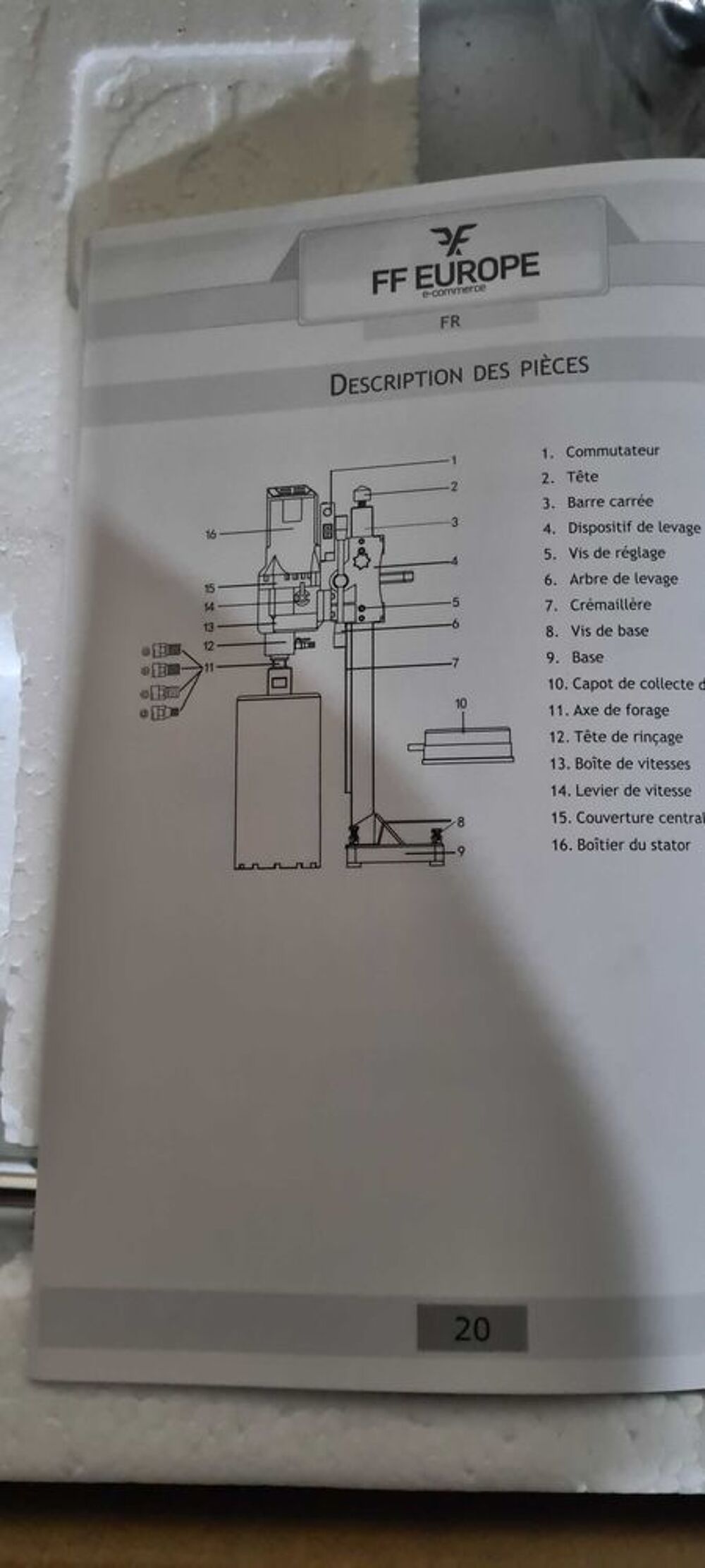 perceuse carroteuse Bricolage