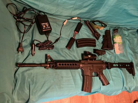 Rplique d'air soft M15A4 modifie et accessoires. 150 Mzeray (72)