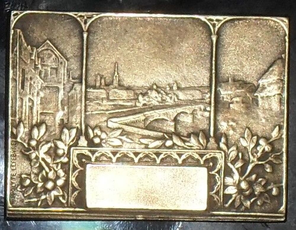 M&eacute;daille en Bronze ville de Rouen par H. Lefebvre 
