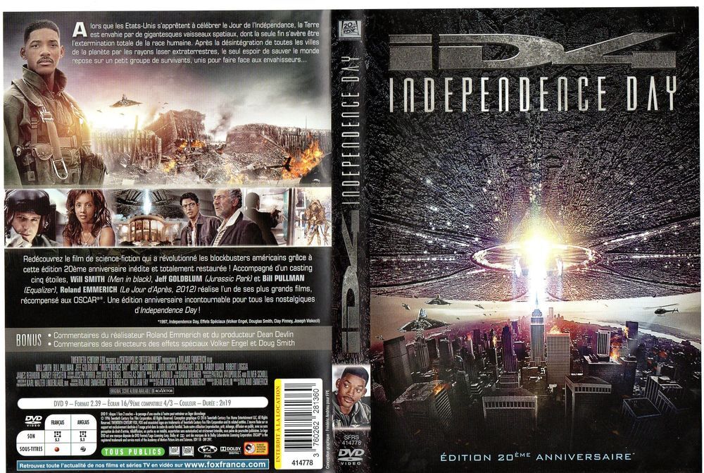 DVD Independence Day DVD et blu-ray