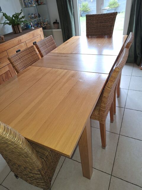 TABLE CHENE + 6 CHAISES 150 La Chapelle-la-Reine (77)