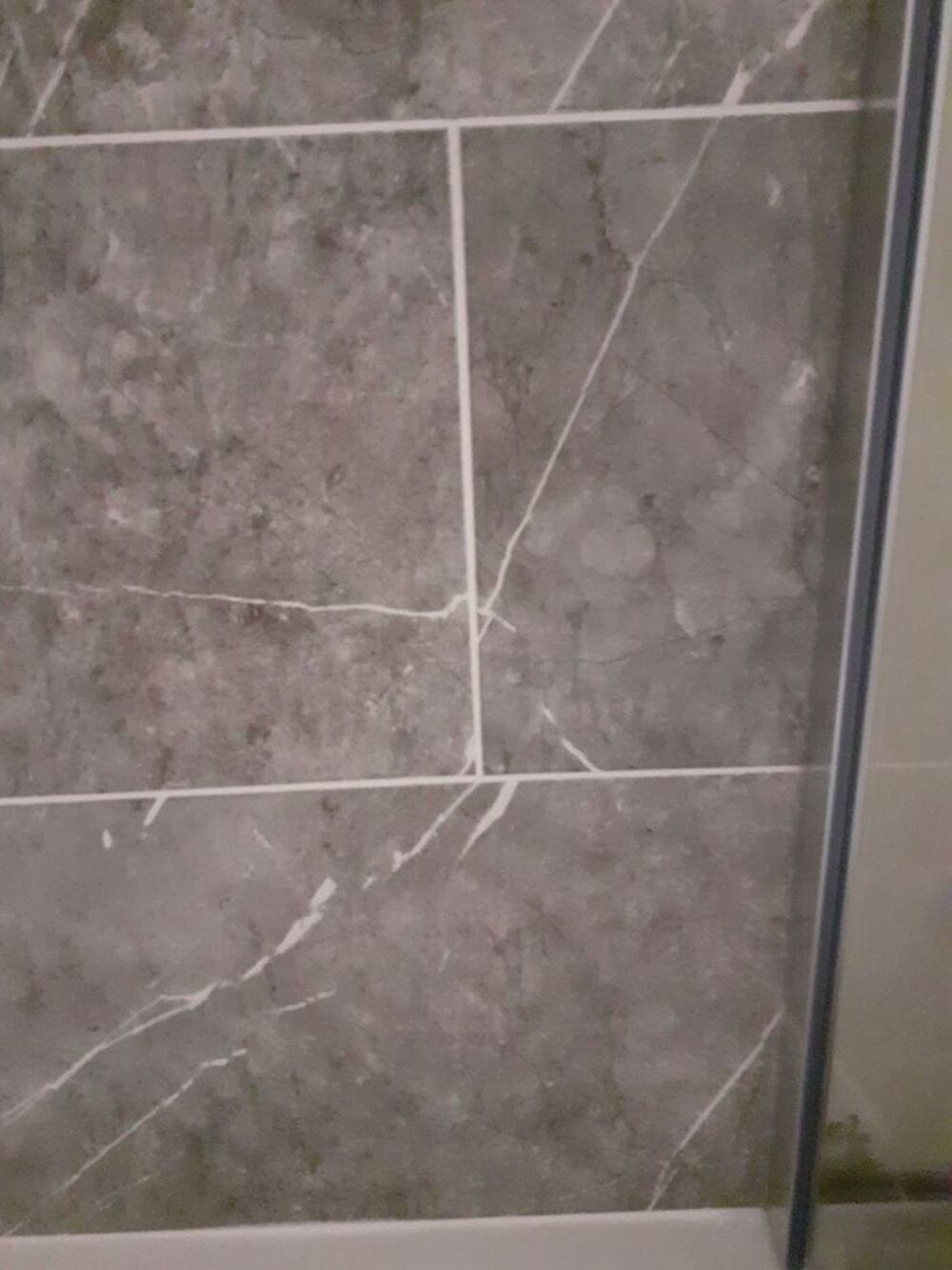 Carrelage Fa&iuml;ence Marbre Gris fonc&eacute; Bricolage