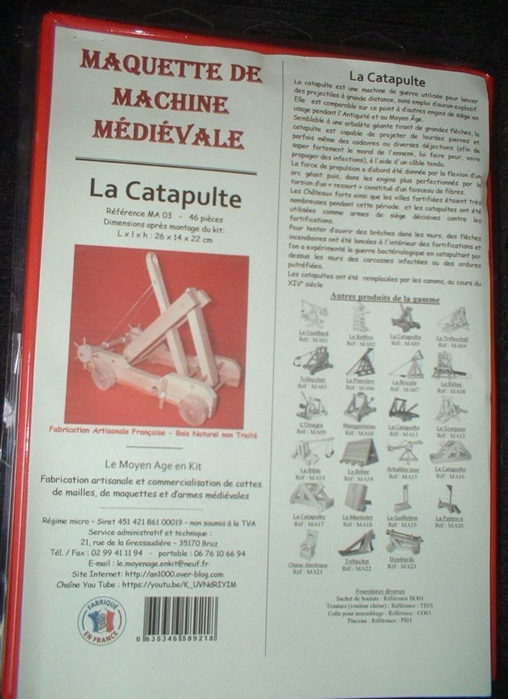 Maquette fonctionnelle de catapulte Jeux / jouets