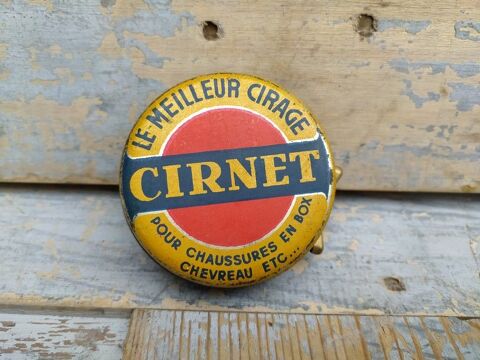 Ancienne Boite Cirage Cirnet Publicitaire 
22 Loches (37)