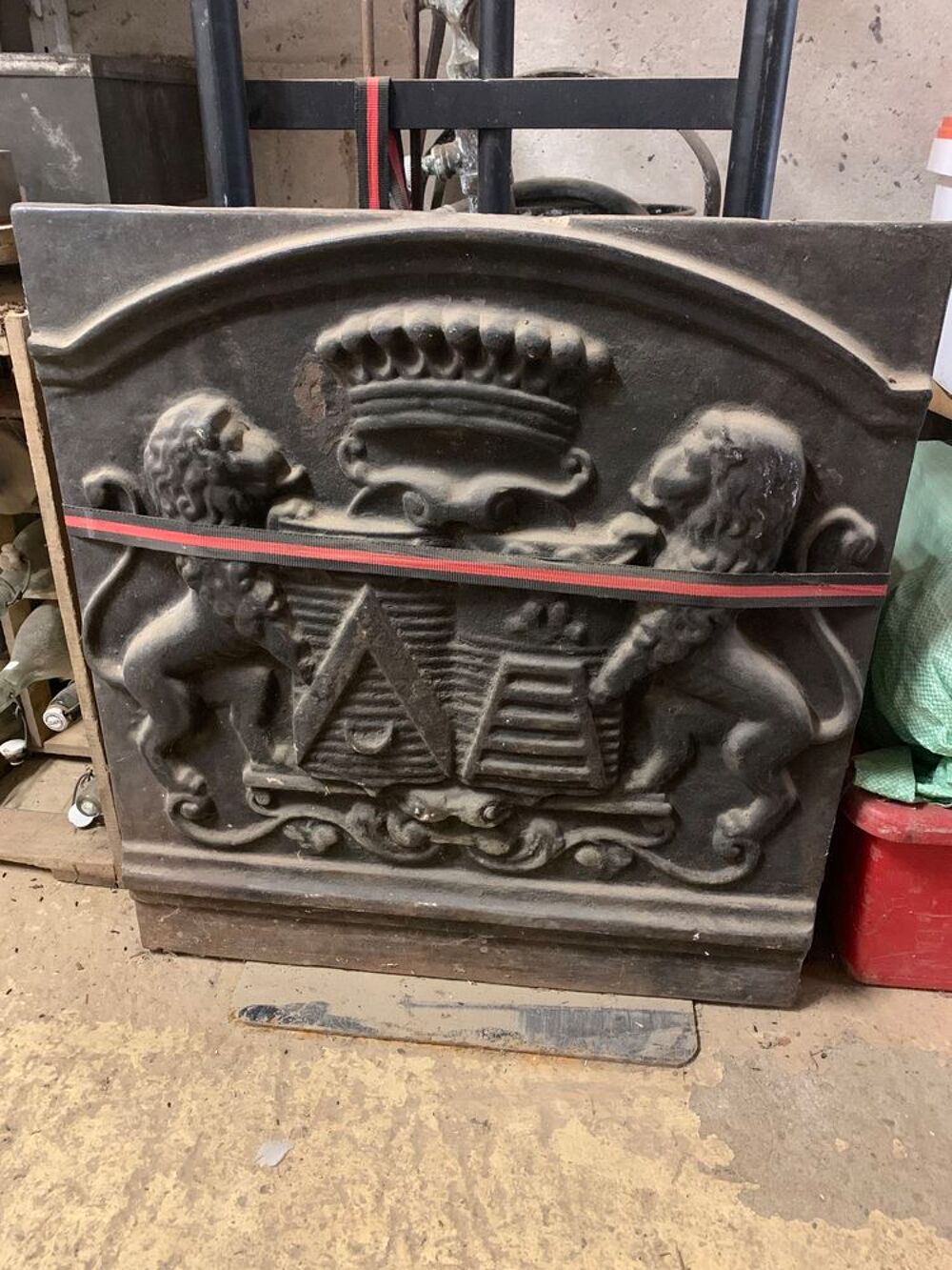 Plaque de chemin&eacute;e en fonte Décoration