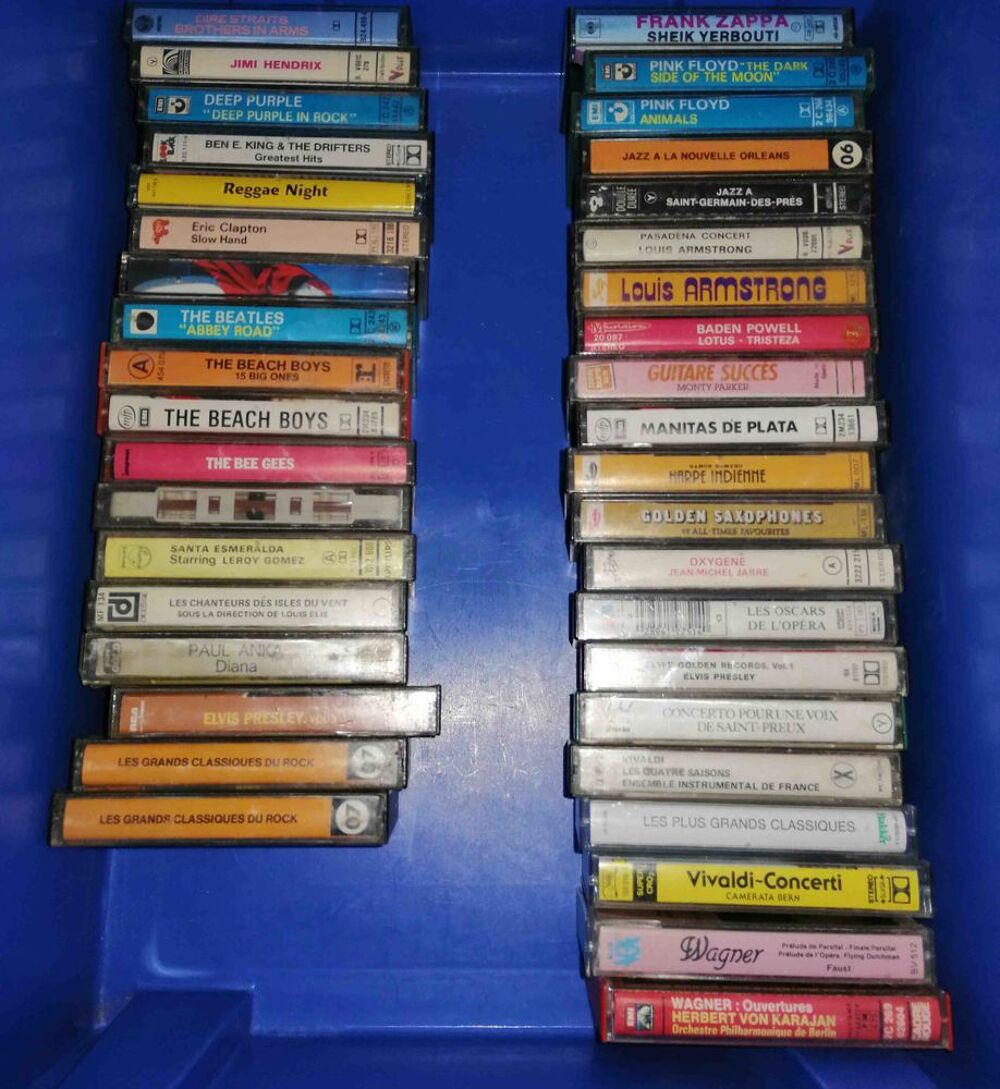 K7 AUDIO MUSIQUE CLASSIQUE POP ANGLO-SAXONNE CD et vinyles