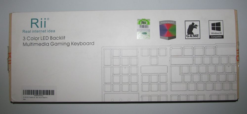 Clavier RII (Espagne) LED/DEL Matériel informatique