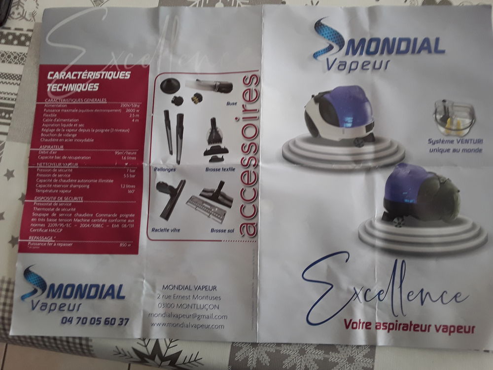 ASPIRATEUR VAPEUR SW5 NEUF Electroménager