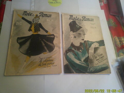 lot de 39  Revues   Mode & Romans  de  1932 � 1938  . 70 Nontron (24)