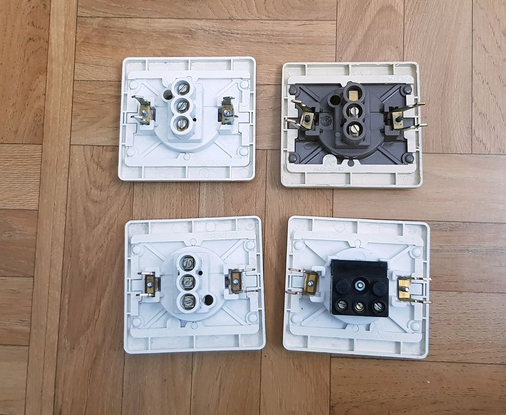 Appareillages &eacute;lectrique Alombard TROCADERO Blanc ou marron Bricolage
