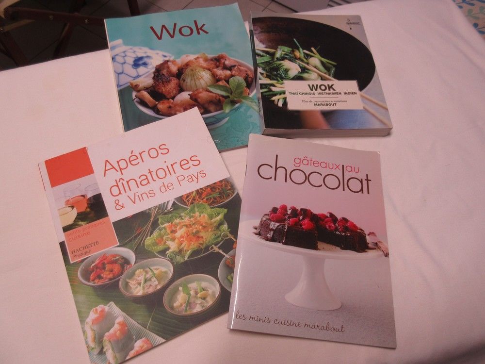 Livres Cuisine wok + Ap&eacute;ro + Chocolat Livres et BD