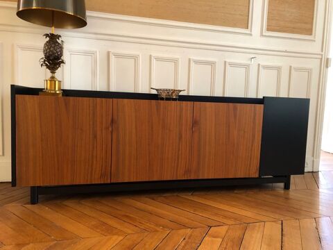 HABITAT : Grand buffet bas 4 portes Milla (rangements / TV) 529 Paris 17 (75)