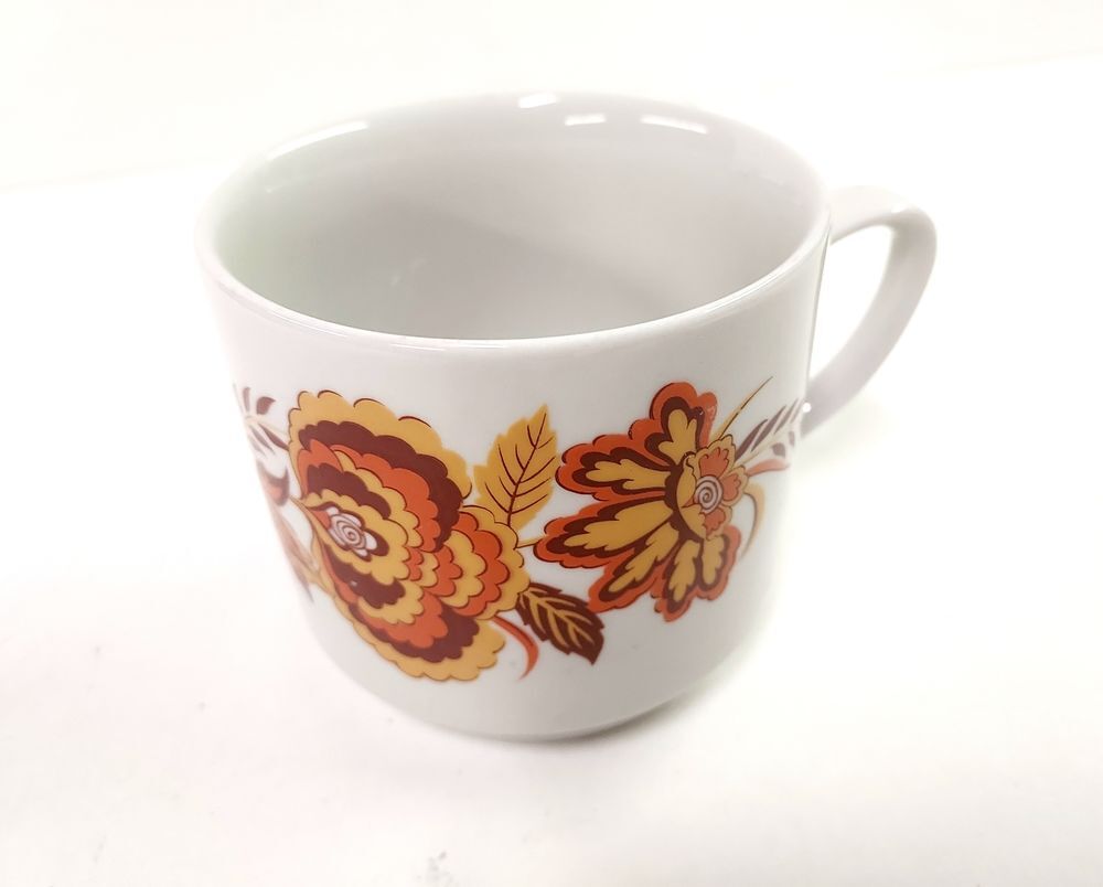 Tasse &agrave; petit d&eacute;jeuner motif fleurs Cuisine