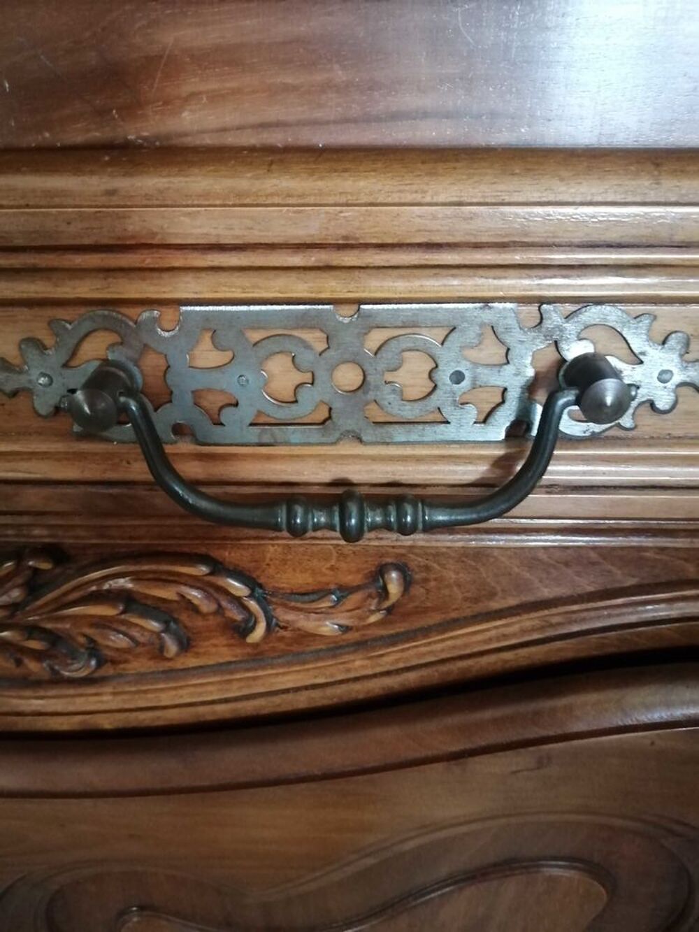 enfilade Proven&ccedil;ale 4 portes Merisier Meubles