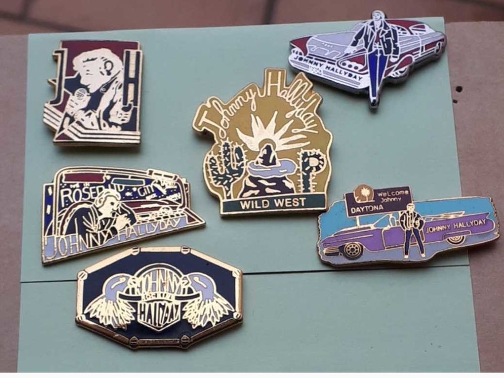 Pin's Johnny Hallyday 
