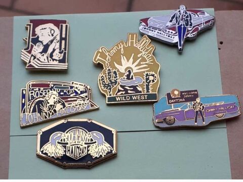 Pin's Johnny Hallyday 6 Villemomble (93)