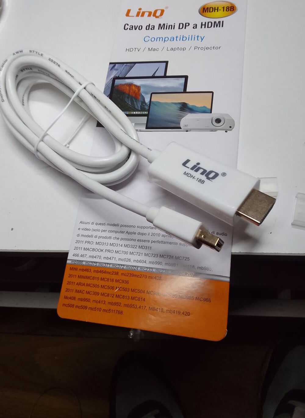 Cable Mac-Hdmi Matriel informatique